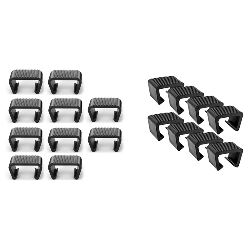 

10 Pcs Garden Furniture Clips Anti-Deformed Rattan Furniture Connectors For Outdoor Sofa Plastic Clamps Wicker Chair