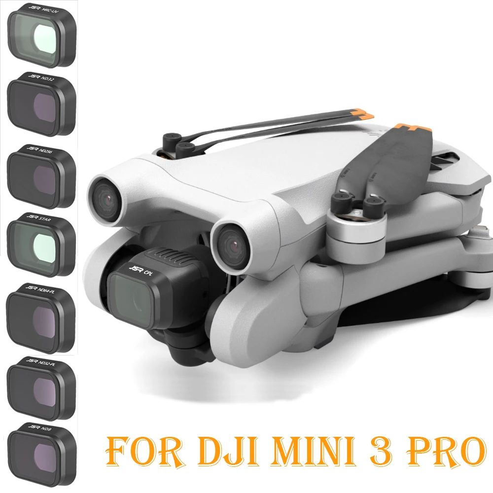 

For DJI Mini 3 Pro Camera Lens Filter Set MCUV CPL ND8 ND16 ND32 ND64 ND256 ND/PL Filters Kit Mavic Mini 3 Pro Drone Accessories