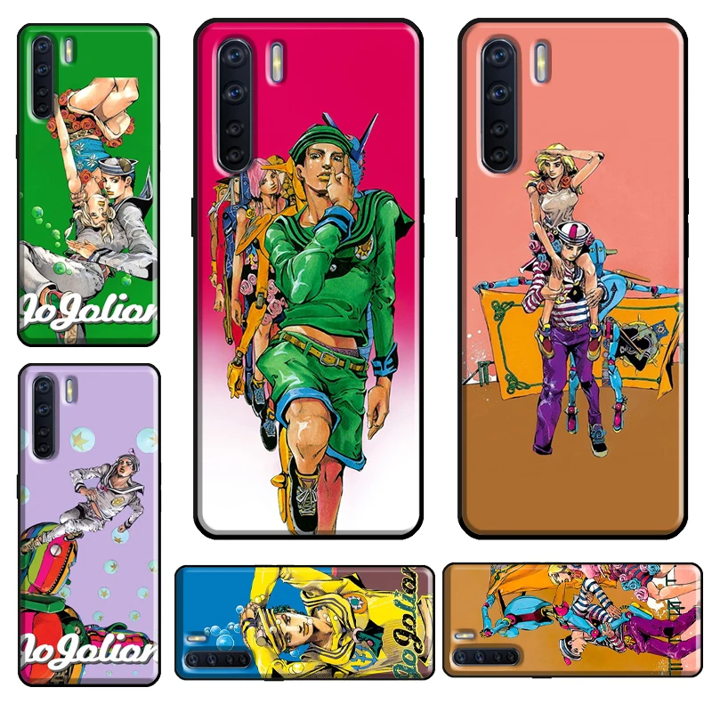 JoJolion невероятная манга Джоджо из аниме для OPPO A78 A76 A96 A54 A74 A94 A5 A9 A31 A53 A15 A16 A17 A52 A72 A91 A93 A77 A57s