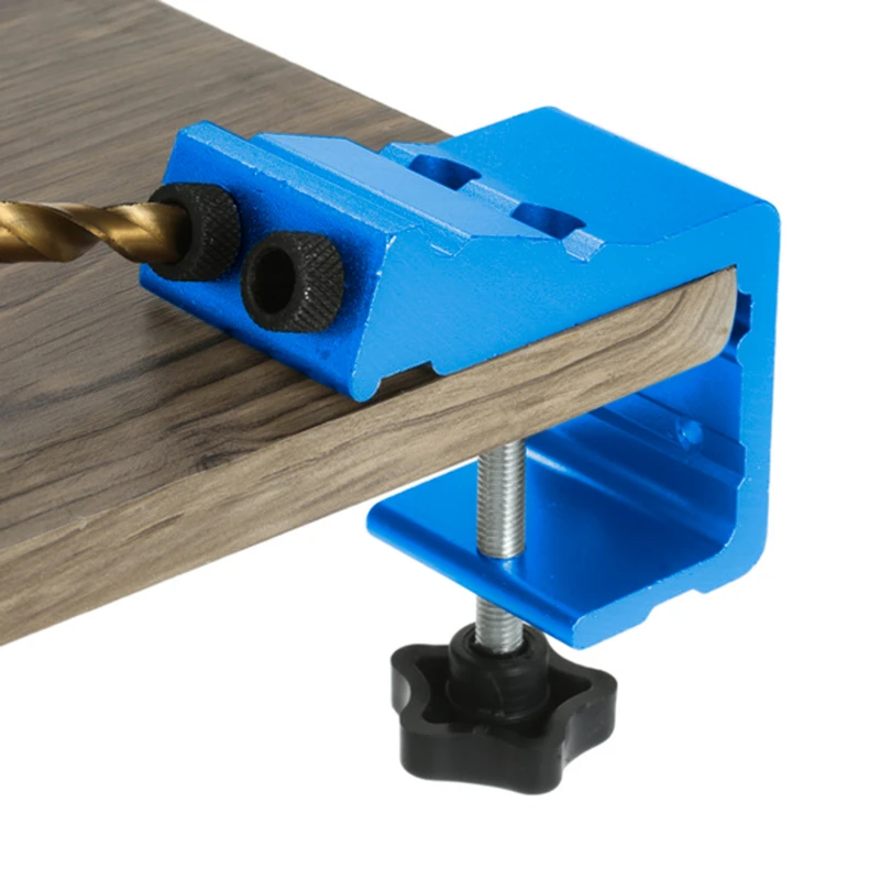 Алюминиевый косый дырокол дюбель джиг карманное отверстие направляющая для