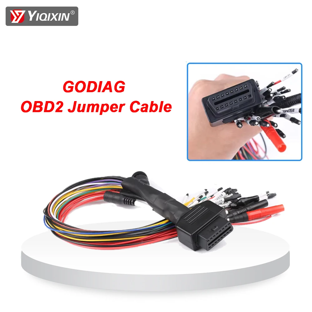 

GODIAG GT100 Full Protocol Breakout Tricore Cable DB25 OBD2 Перемычка, используемая для подключения ECU для программирования ECU, диагностический инструмент автомобиля