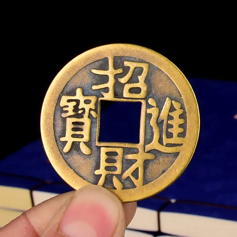 Чистой меди монеты старые удачи и сокровища фэн-шуй