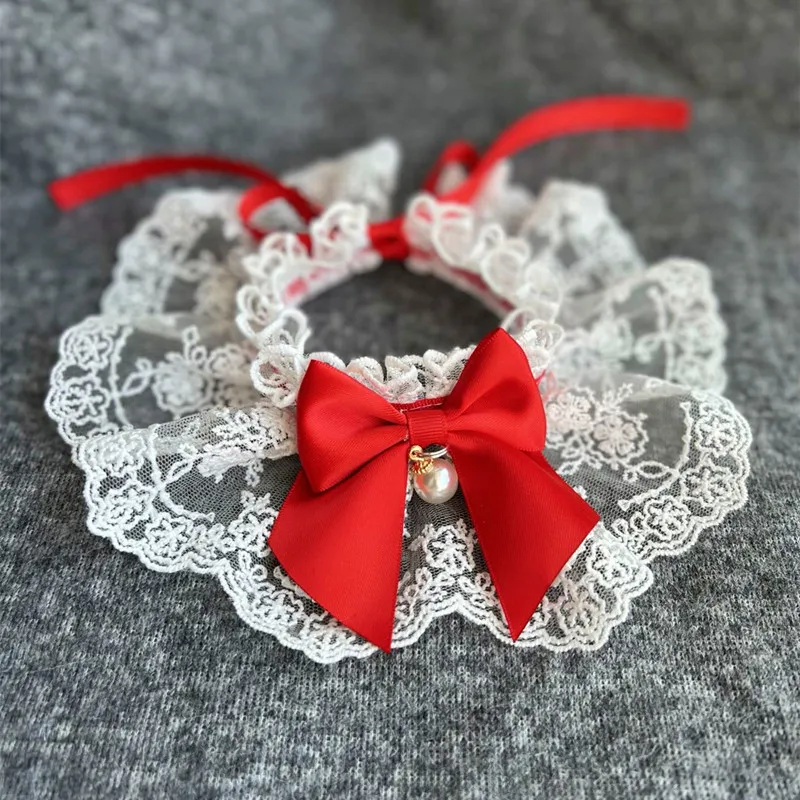 Женский Слюнявчик с галстуком-бабочкой и жемчужинами