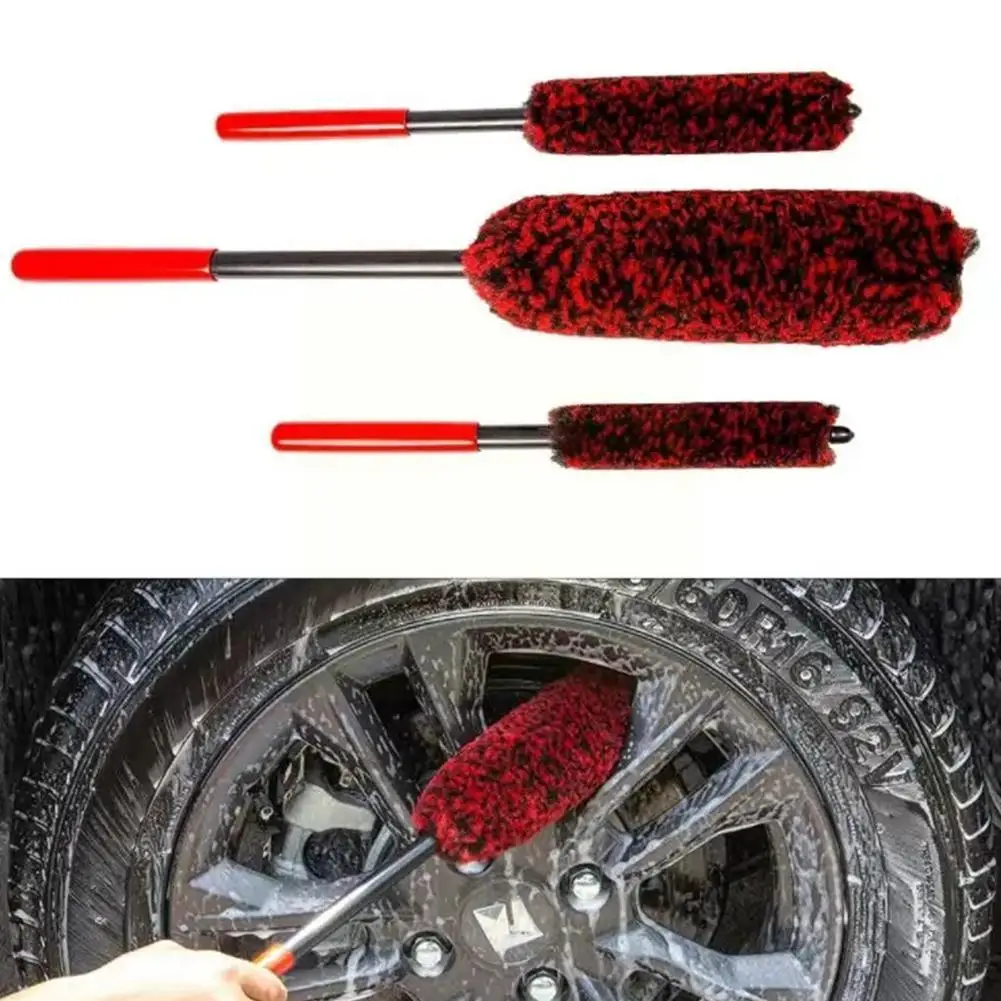

Car Wheel Microfiber Plush Cleaning Brush Car Detailing Brushes For Auto Motorcycle Wheel Maintenance Care Clean Tool J6n6