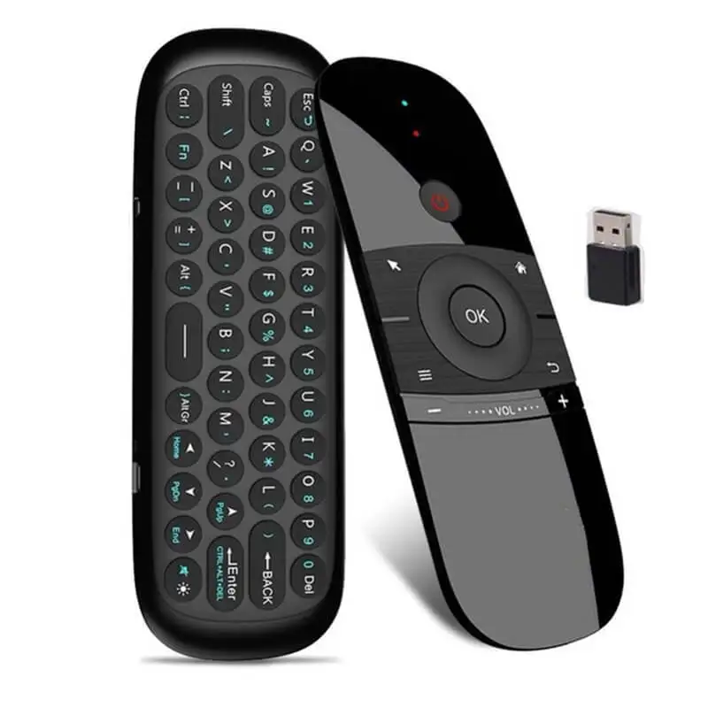 

Rechargeable 6-axis Gyroscope W1 Air Mouse Keyboard Remote