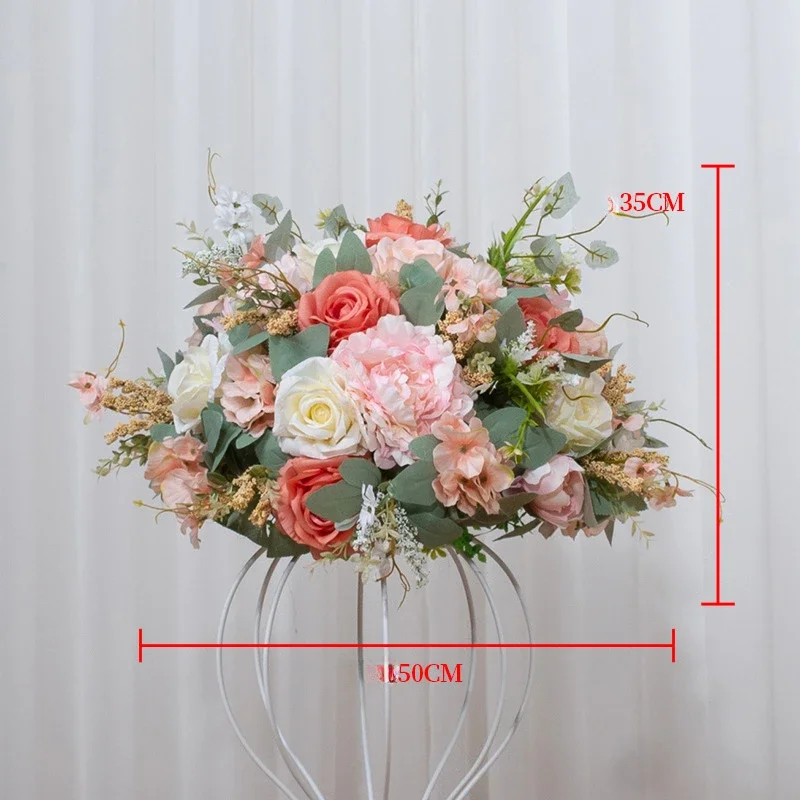 

Искусственный шелковый цветочный шар 50 см