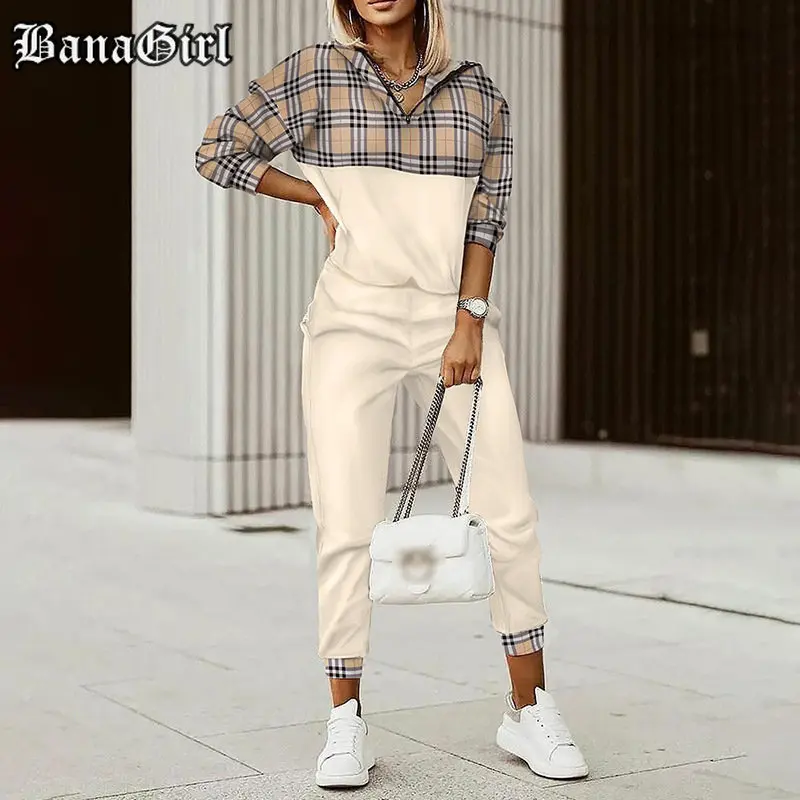 

Women Hoodie Sweatshirt 2 Piece Sets Womens Outifits 2022 Autumn Long Sleeve Casual Pants Ladies Tracksuits Suit Sportswear New