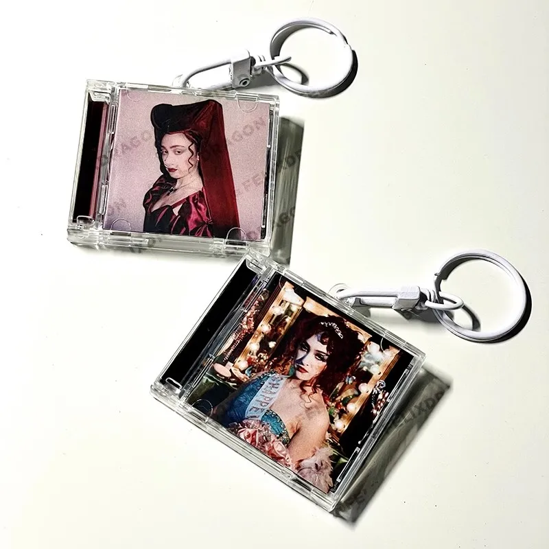 Брелок Chappell Roan MINI Music CD NFC Play Songs The Rise and Fall of the Midwest Princess Album DIY для ключей Подвеска