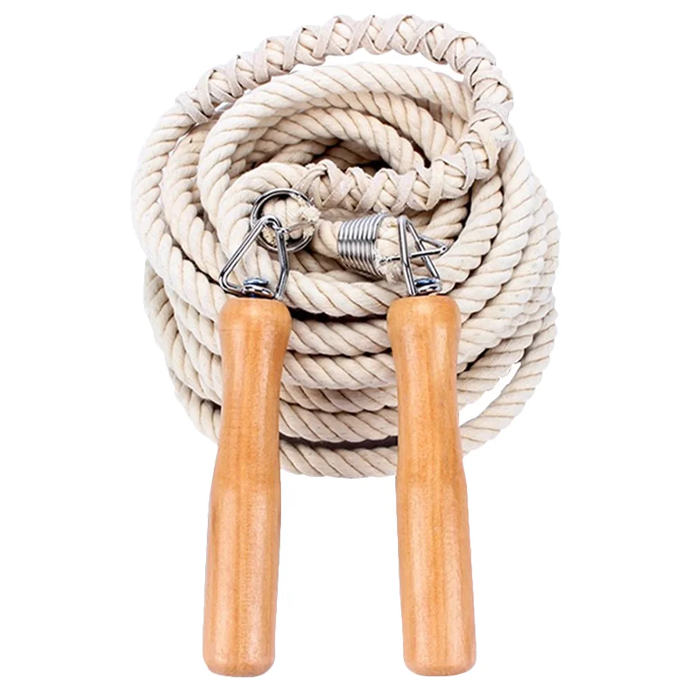 

Wooden Handle Skipping Rope Exercising Jumping Rope Physical Education Equipment