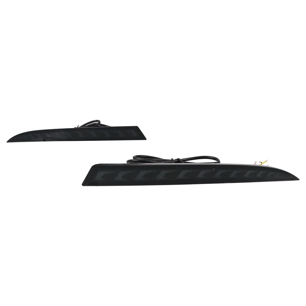 

For Honda Vezel HR-V 2022 Led Rear Bumper Fog Light Streamer Black 1 Pair