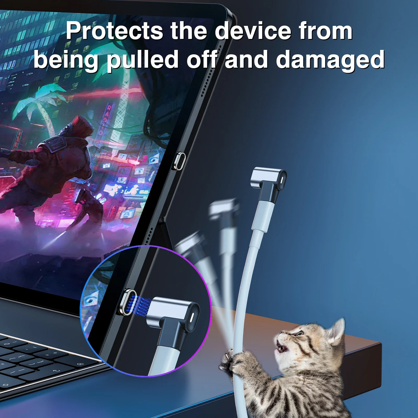 Oatsbasf USB-C конвертер 120 Вт Быстрая зарядка 40 Гбит/с Высокоскоростная передача