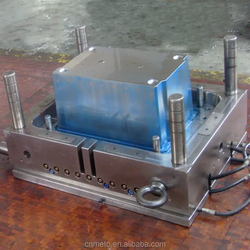 

METO Injection commodity plastic turnover box crate mould