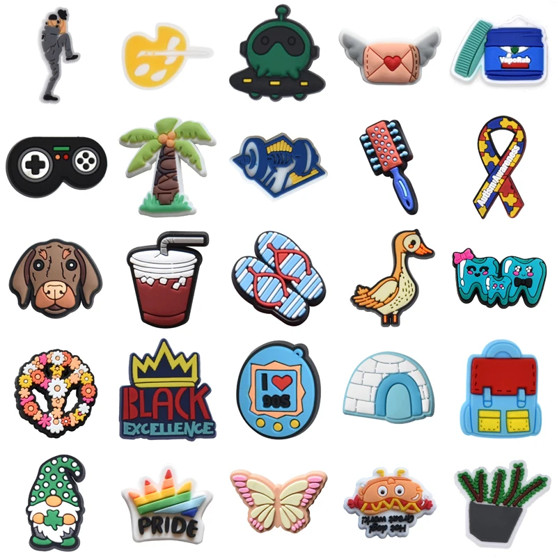 

Shoe Charms Wholesale Bulk Packs Set Jeans Gifts Men Para Pins Girl Boy Decorations for Crocs Kids Shoes Accessories Women Charm