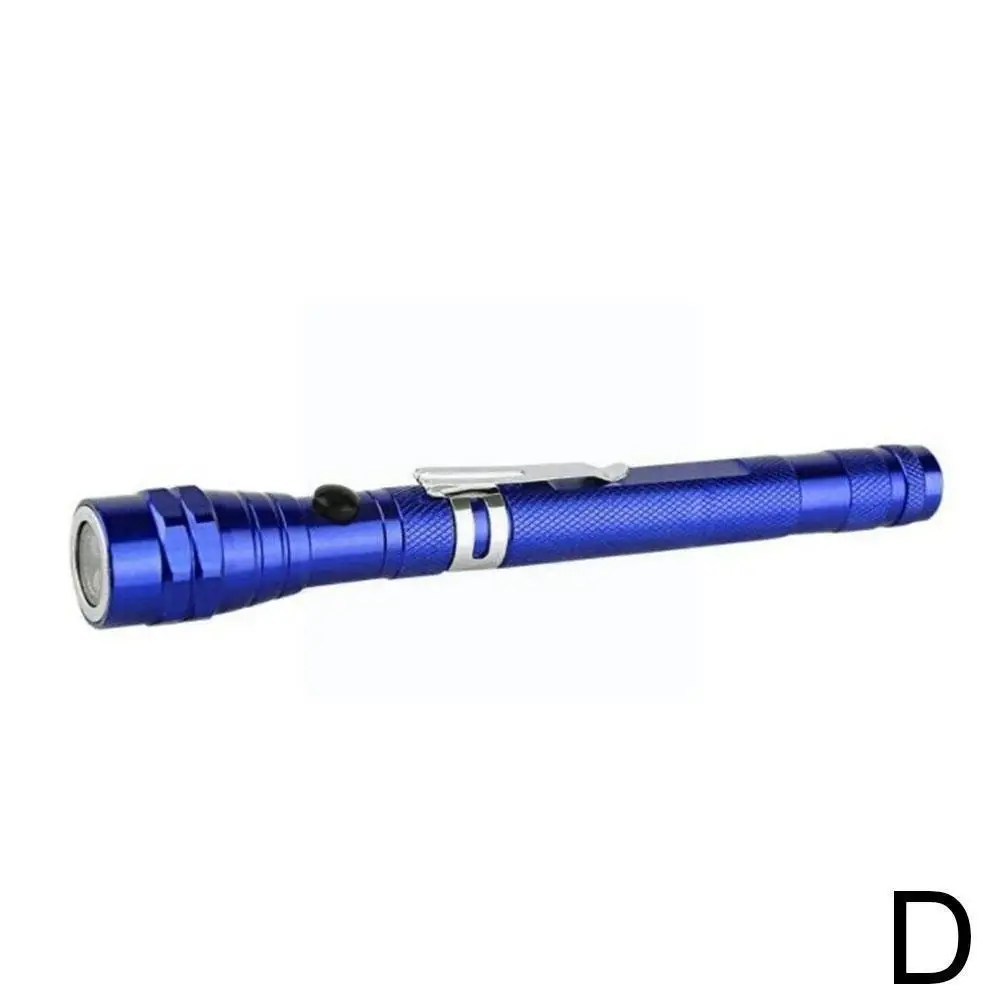 

Magnetic Pick Up Retractable Led Flashlight Waterproof Lamp Telescopic Magnetized Tool Pick Up Torch Camping Extending F0m1