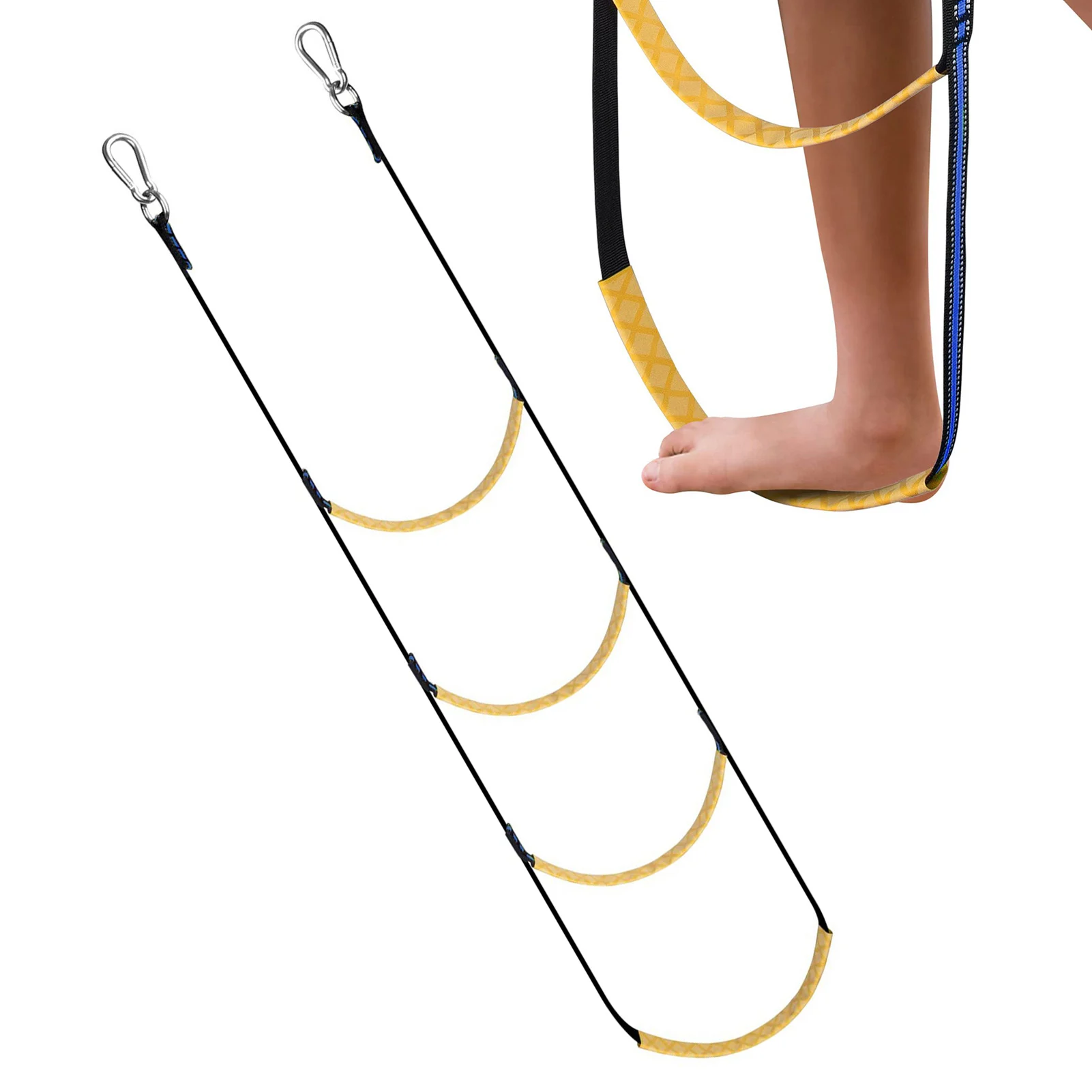 

Portable Inflatable Boat Boarding Rope Ladder Assist Boat Kayak Motorboat Canoes Ladder Wakeboard Yacht Equipment
