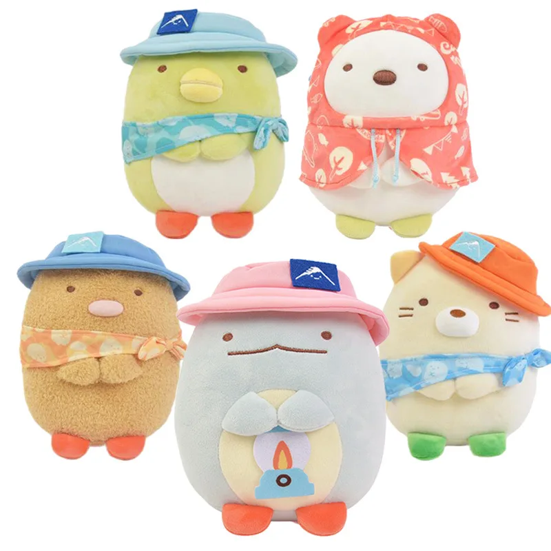 

1 Pcs Cartoon Japan Anime Sumikko Gurashi Plush Dolls Travel Camp Series Soft Stuffed Plush Pillow Toys Children Birthday Gifts