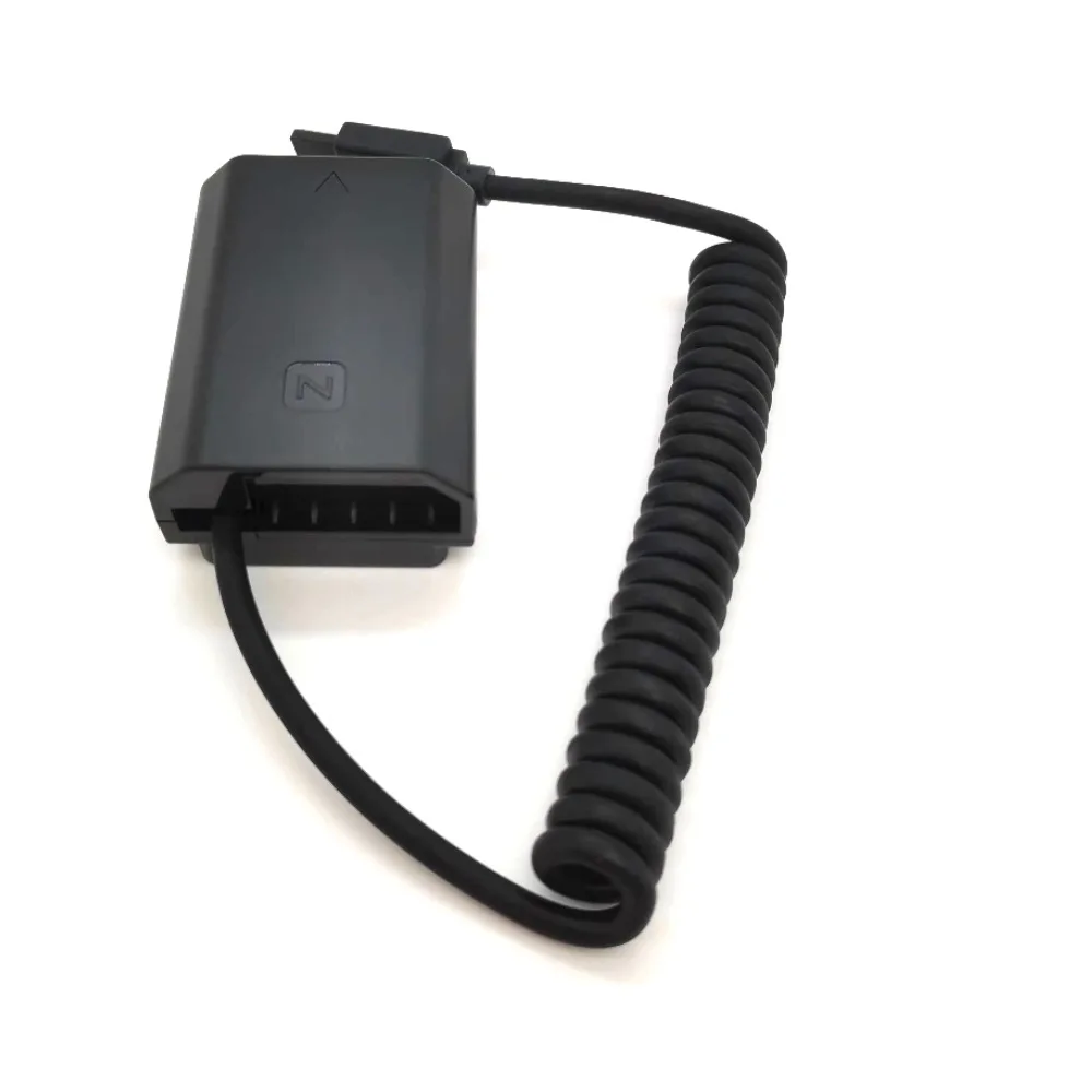 Кабель-пустышка NP-FZ100 с 4-контактным DJI Ronin S Gimbal Power Coiled Cable для Sony Alpha A7R3 A7R4 7RMIII A9II |