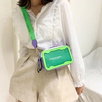 transparent womens bag 2022 trend flap lady crossbody bags for women summer woman messenger purse jelly womens shoulder bag