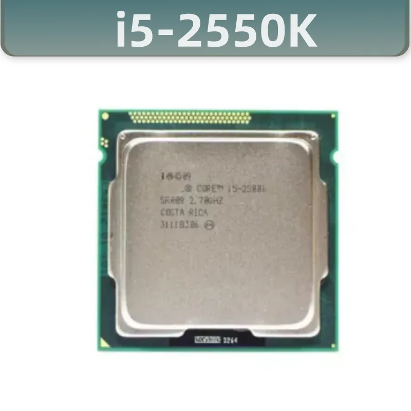 

Core i5-2550K i5 2550K 3,4 ГГц четырехъядерный ЦПУ Процессор 6M 95W LGA 1155