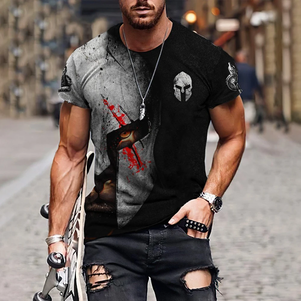 

New T Shirt 3D Printed Lion White Tiger Oversized Men's Sweater Unisex Casual T-shirt Male Animal Tee Breathable Clothing