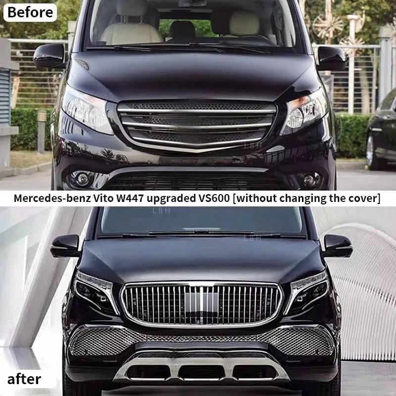 Фото Комплект для тюнинга кузова Mercedes-Benz Vito W447: обновленный обвес 18 VS600 AMG, восстановленные автозапчасти №2