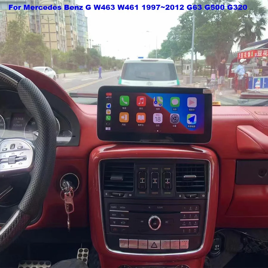 

Головное устройство для Mercedes Benz G W463 W461 1997 ~ 2012 G63 G500 G320 Comand NTG, автомобильное стерео аудио-навигация CarPlay GPS Navi