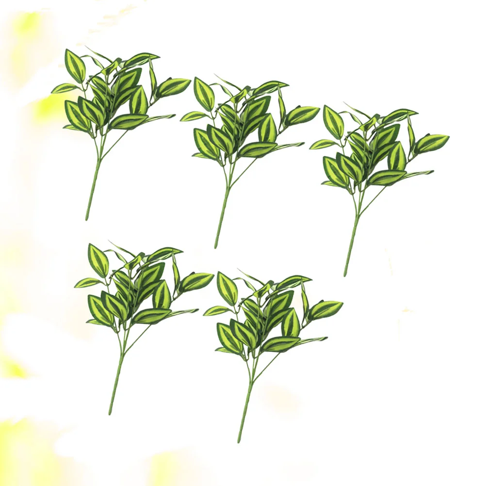 

Plastic Leaf Ornment Cloth Simulation Adornment Lifelike Photography Props