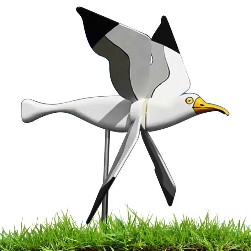 

Garden Bird Windmill Whirligig Asuka Series Windmill Lawn Yard Decor Wind Spinner Creative Housewarming Gift WO