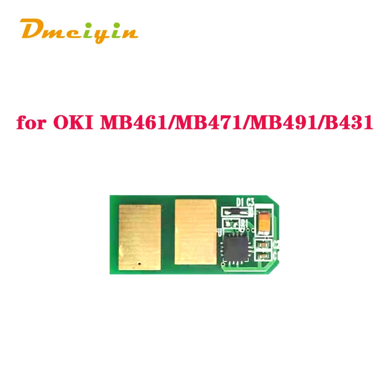 

for OKI MB461/MB471/MB491/B431 7K Pages WW Version Toner Chip BK Color