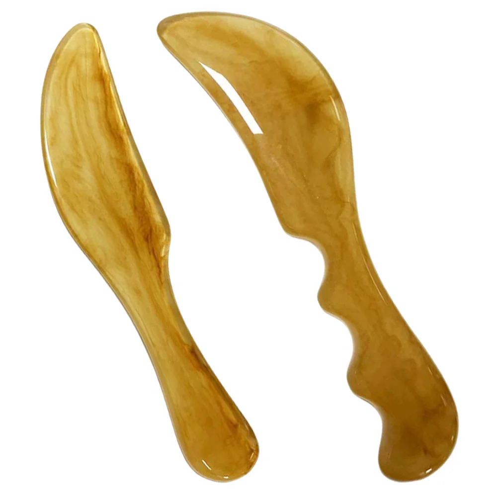 

2Pcs Muscle Scraper Tool Tool Guasha Gua Sha Tools Gua Sha For Body Body Sculpting Gua Sha Body Tool for Women