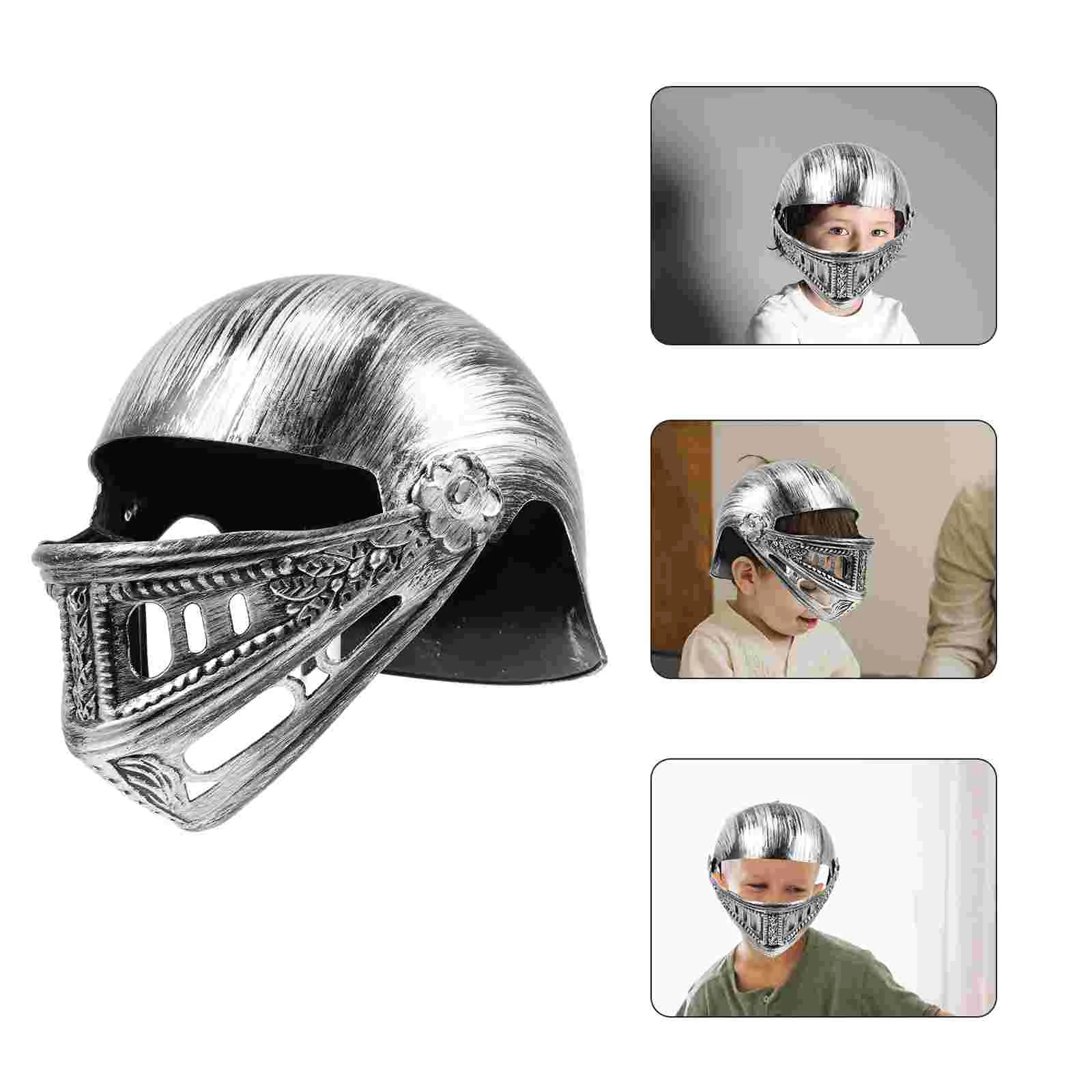

Barbuta Kids Hats Gladiator Hemet Warrior Cosplay Men Caps Roman Centurion