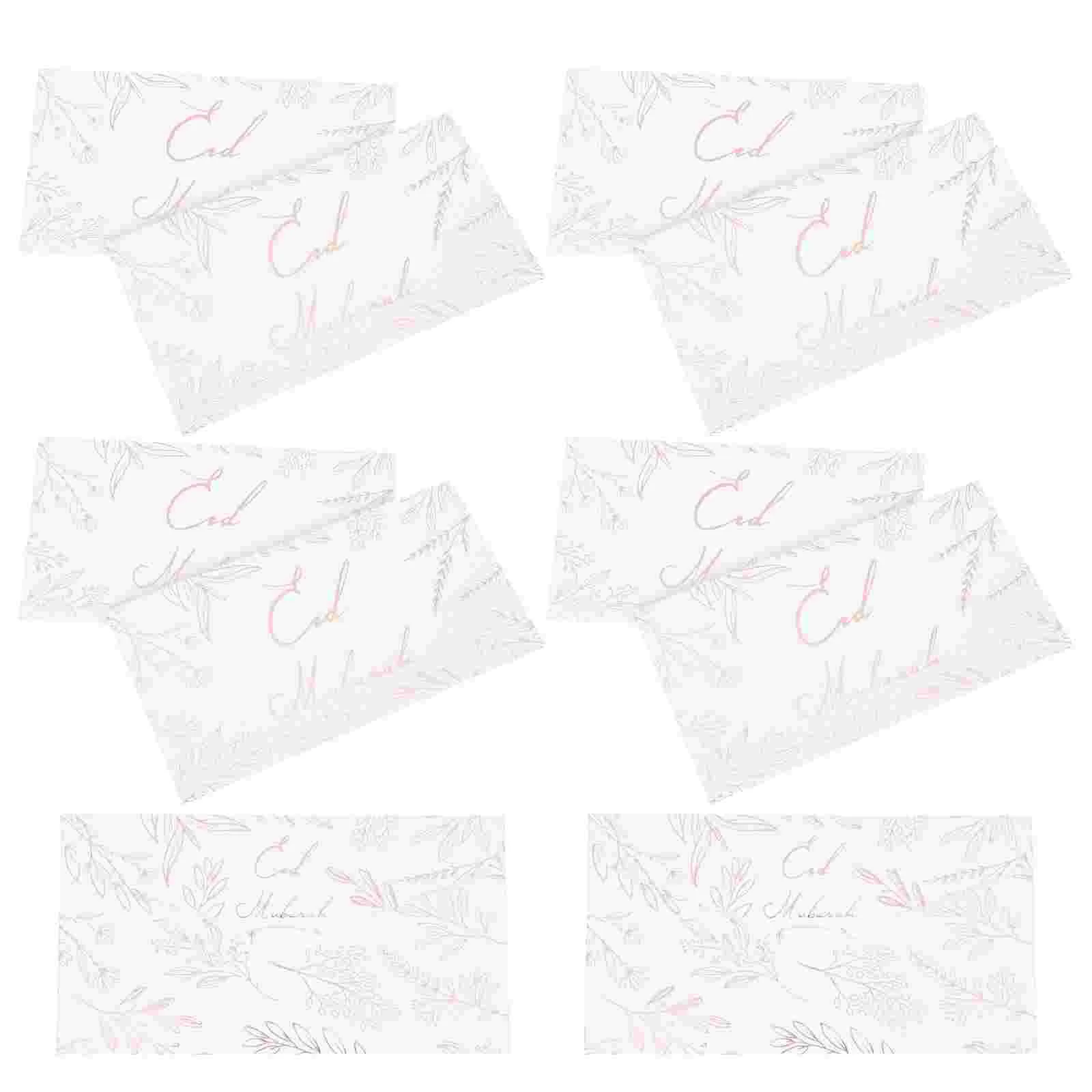 

10 Pcs Eid Envelope Packet Muslim Decor Cards Paper Muslim Decor Mubarak Packing Exquisite Decorations