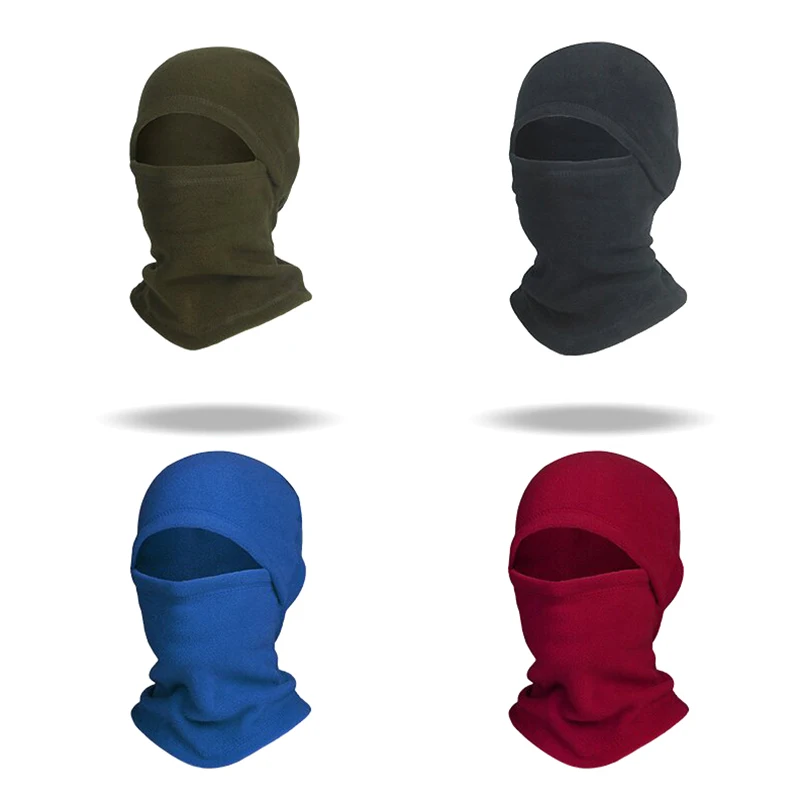 Мужская и женская Балаклава полнолицевая маска новая зимняя термофлисовая