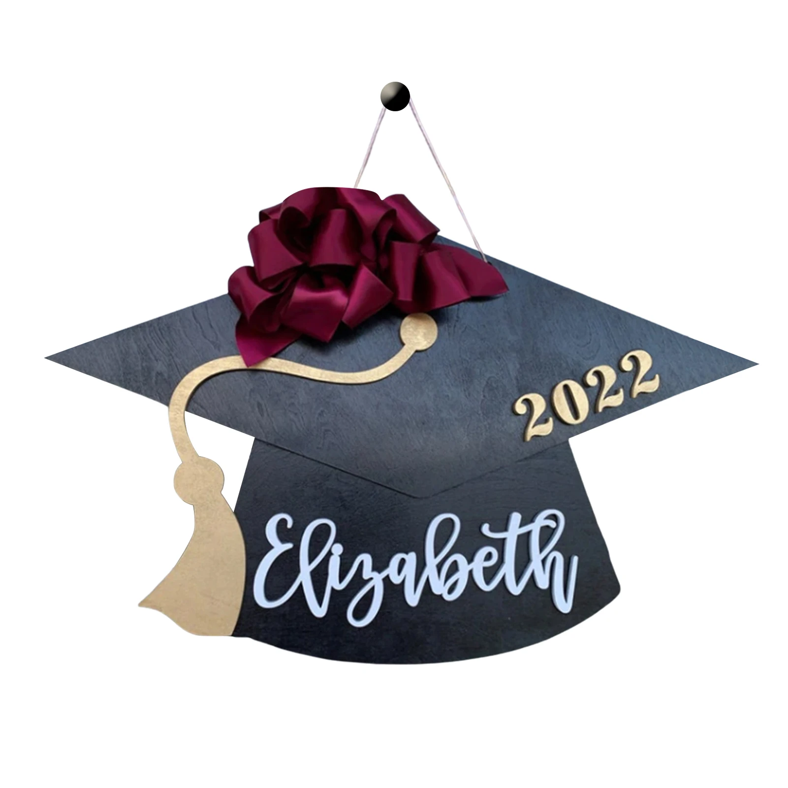 

2022 Graduation Wooden Sign Porch Sign Decorative Wood Signs Graduation Photo Booth Prop