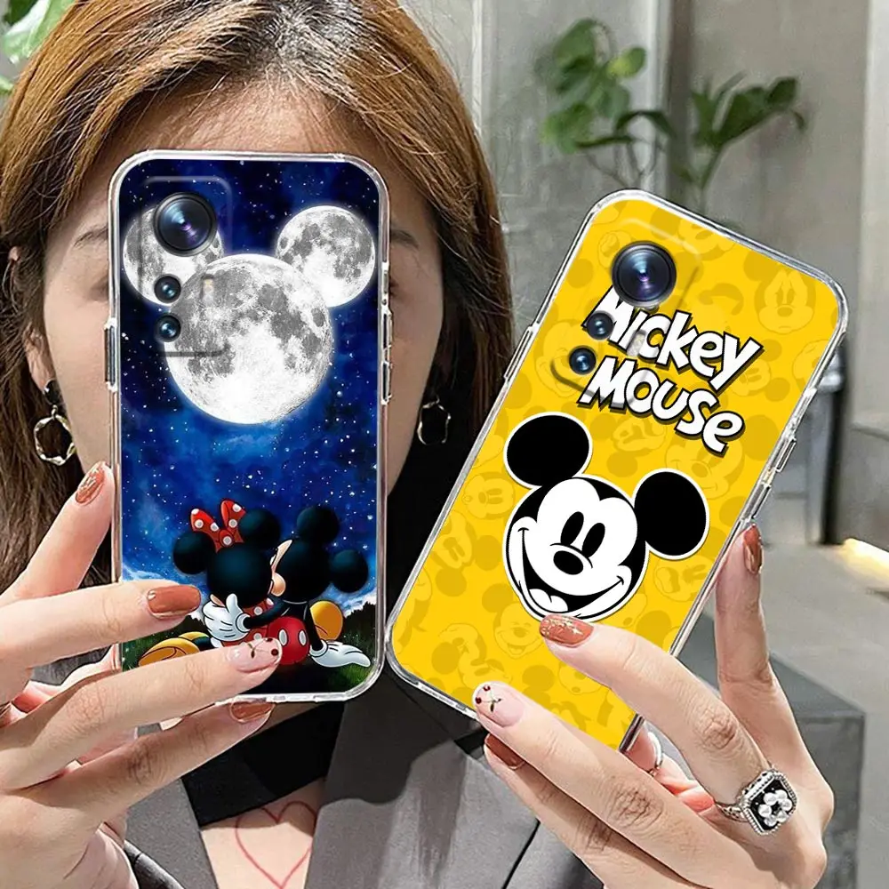 

Cartoon Mickey Minnie Mouse Clear Case For Xiaomi Poco X3 NFC F3 M3 F1 Mi 9T 11 11T 11X 10 10T 12 12X Pro Note 10 Lite 5G Case