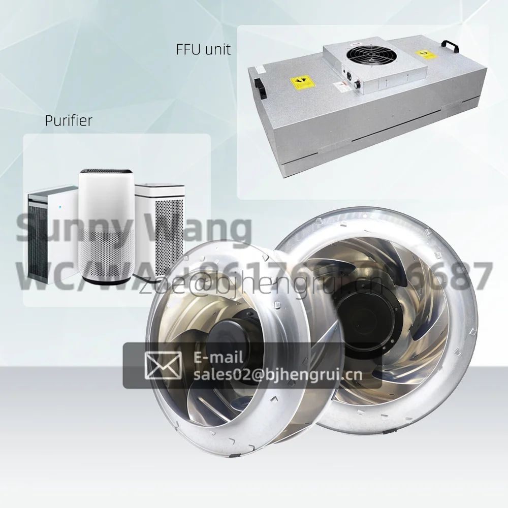 Фото ebmpapst R3G355-AM14-61 1000-3000 м3/ч 100-500 Па EC FFU Вентилятор Фильтр Холодильный кондиционер Центробежный охлаждающий вентилятор №4