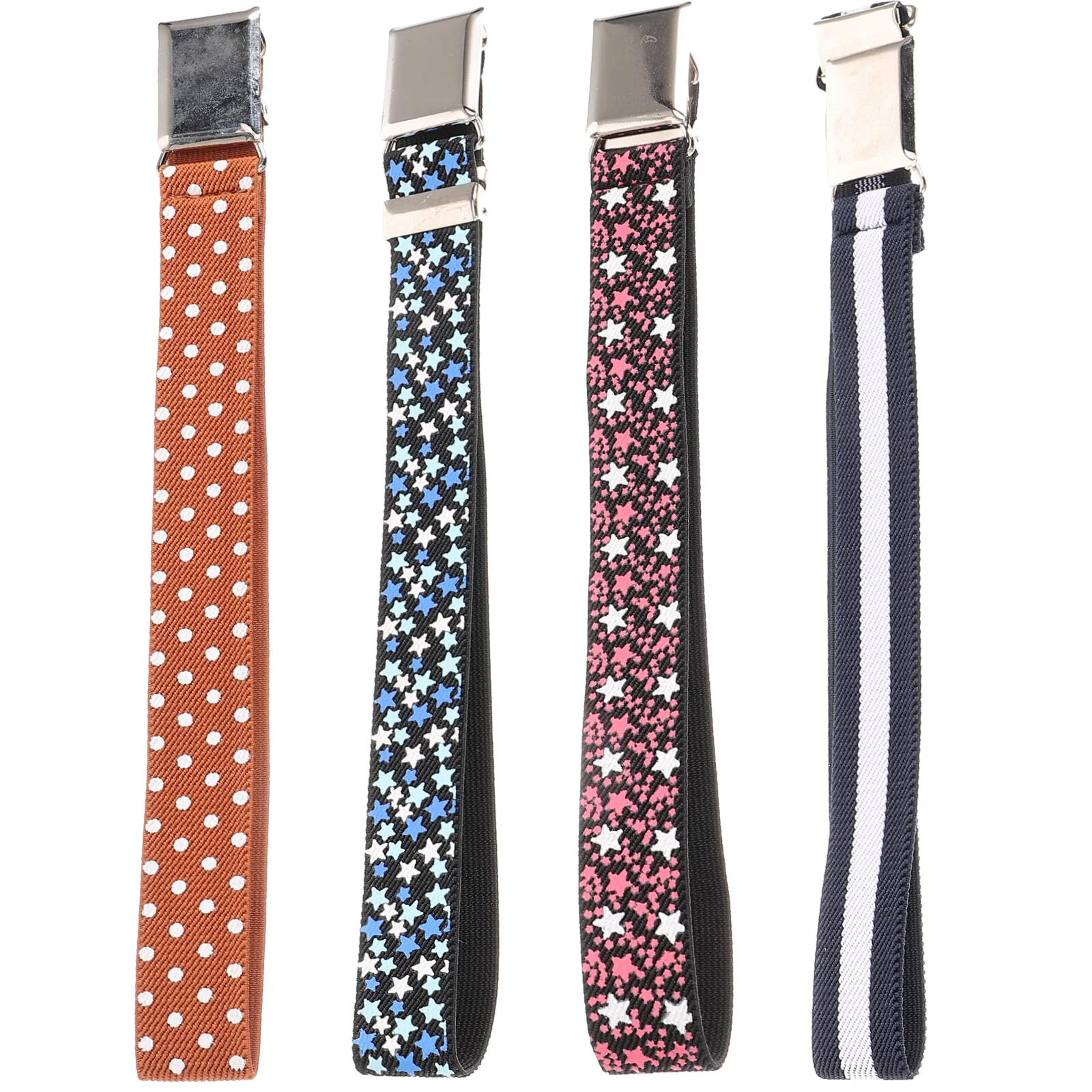 

4 pcs Kids Girl Belts Toddler Boy Belts Elastic Waist Belts Stretchy Waist Belts for Children