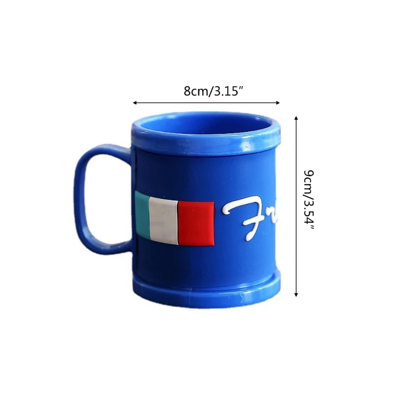 Y9RE Beer Cups Juice Milk Mugs Plastic National Emblem Mug Collection Souvenirs images - 6