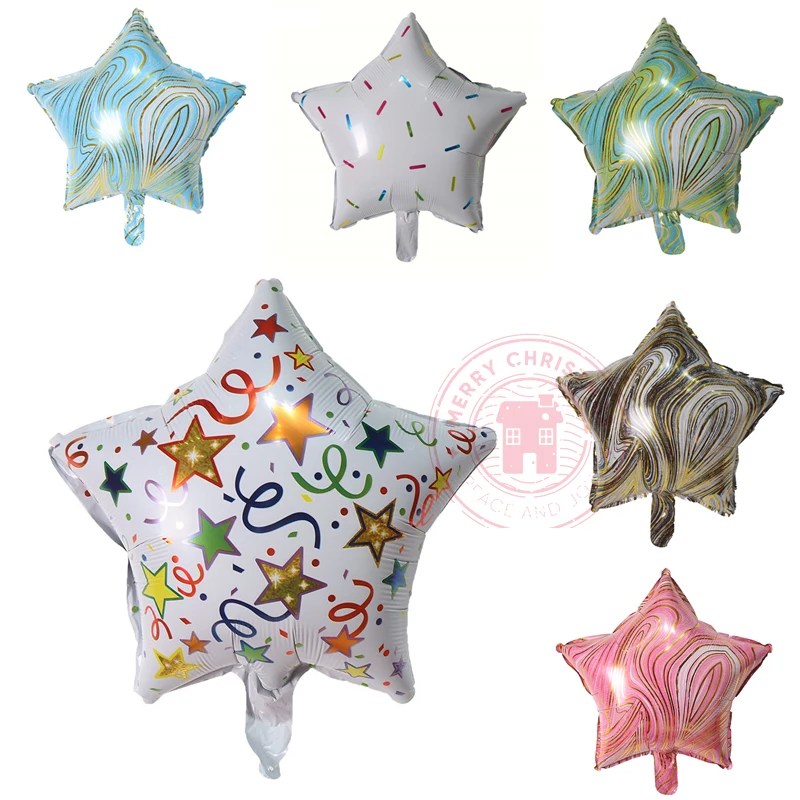 НОВЫЙ 18-дюймовый воздушный шар из алюминиевой пленки с днем рождения агатовые