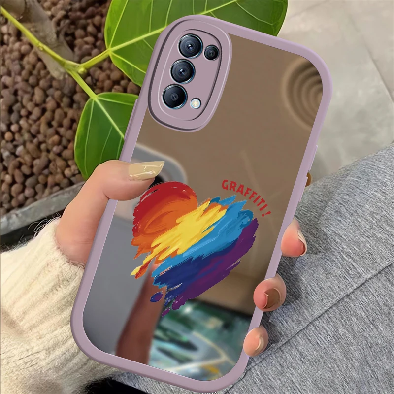 Милый мягкий силиконовый чехол-накладка с сердечками для OPPO Realme GT Neo 2 X XT Narzo 20 Pro 50i