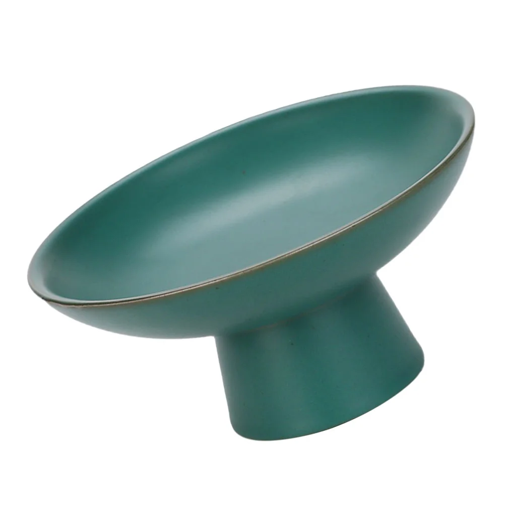 

Ceramic Dessert Bowl Fruit Tray Stand Dish Cake Serving Storage Footed Cuppastry Platter Snack Platters Bread Plate Party Holder