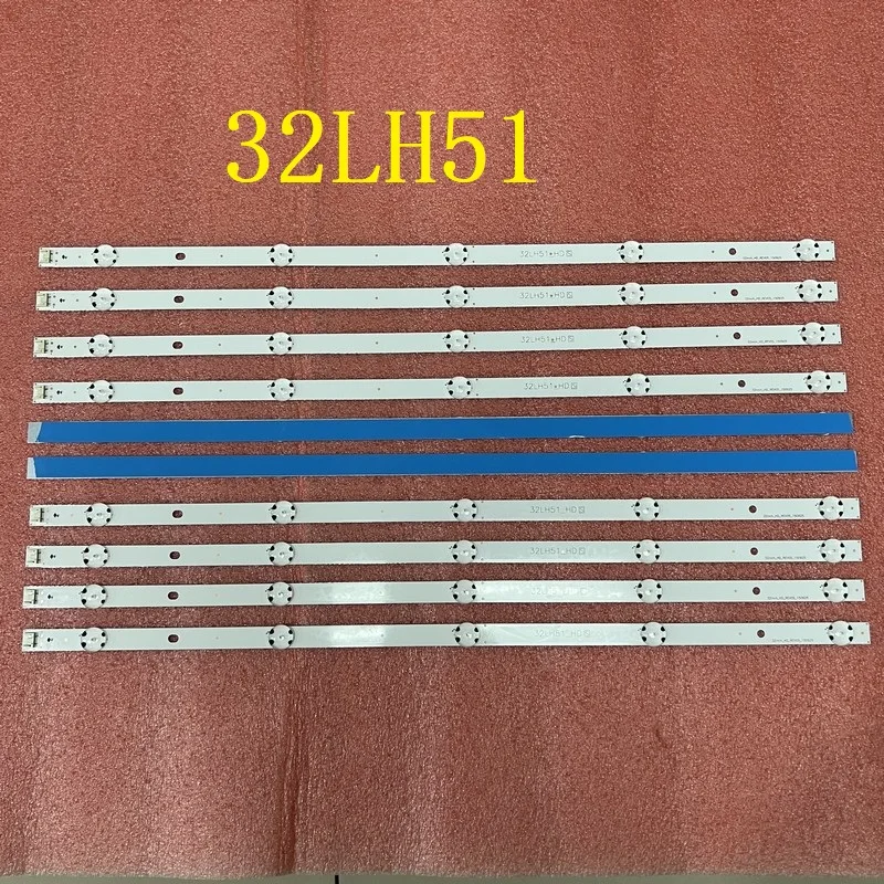 

10 PCS/lot LED Backlight strip for 32LH510B LG Innotek direct 32inch CSP 32LH51_HD SSC_32LJ57_S LGE_WICOP_SVL320AL5 SVL320AT4