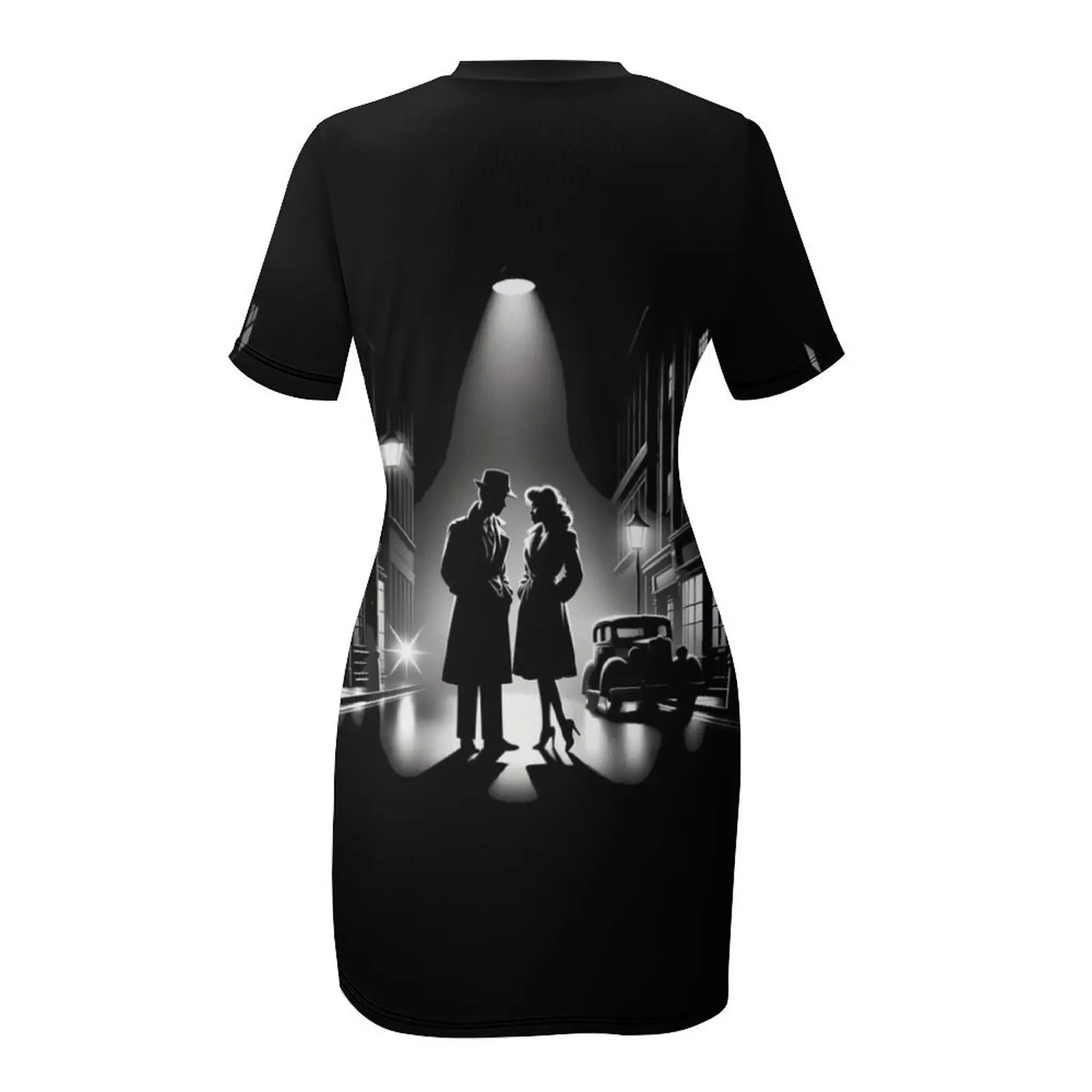 Женское платье Film Noir Style фиолетовое