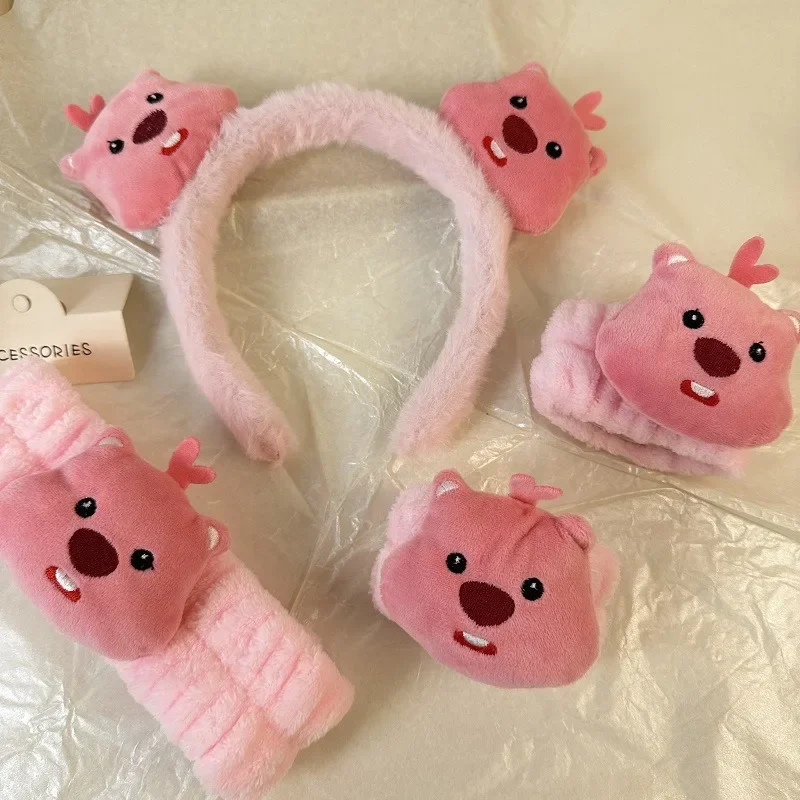 Симпатичная заколка для волос серии Little Beaver розовая BB женщин челка боковая