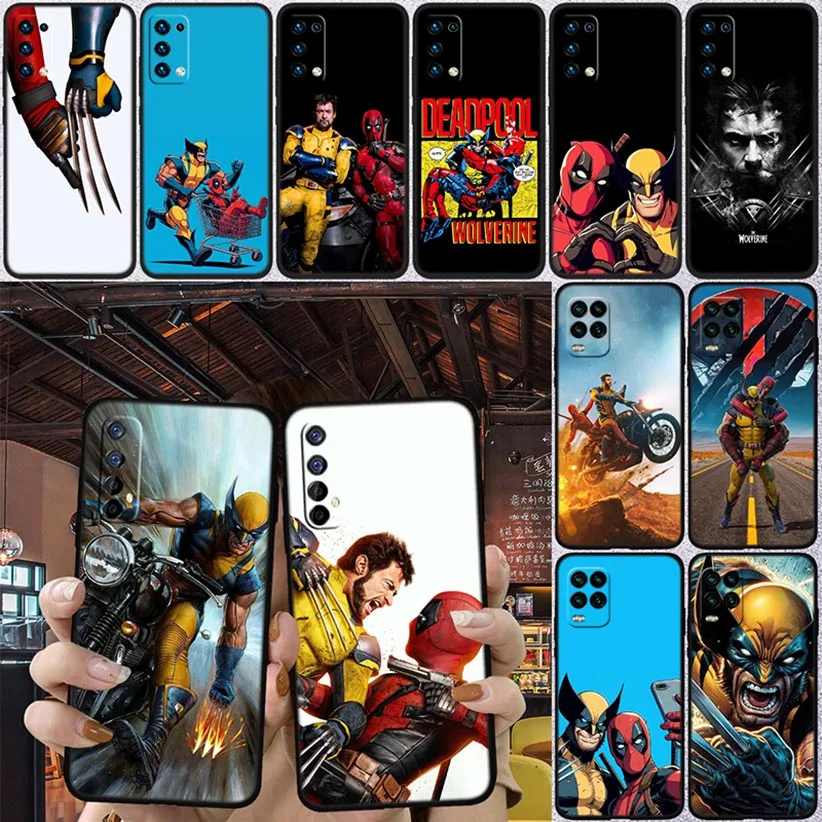 Чехол для телефона Wolverine Deadpool Samsung Galaxy Note 8 9 10 20 Ultra Lite Plus A03 A11 M21 J5 J6 J7 J8 Prime Core Pro Quantum 2