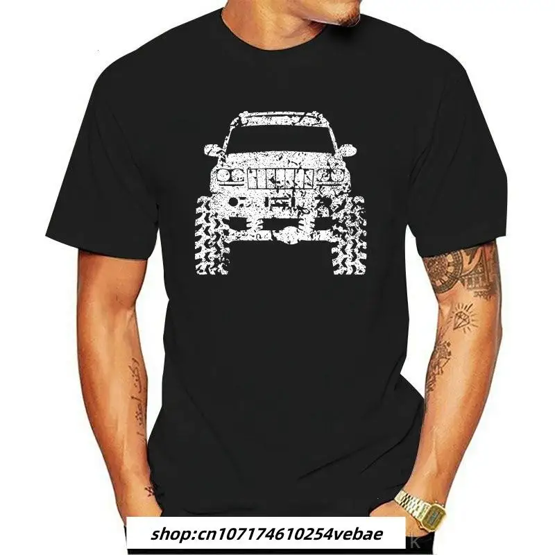 

Pakaian Pria Katun Lengan Pendek 2023 Grand Cherokee WJ Kaus 4X4 Offroad Pengangkat Футболка мужская Модная хлопковая