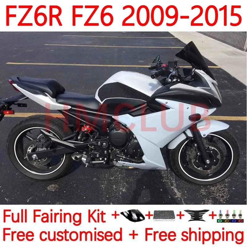 

Корпус для YAMAHA FZ6 R FZ 6R FZ-6R Блестящий Белый FZ6R 2009 2010 2011 2012 2013 2014 FZ6N 09 10 11 12 13 14 15 обтекатель 31No.28