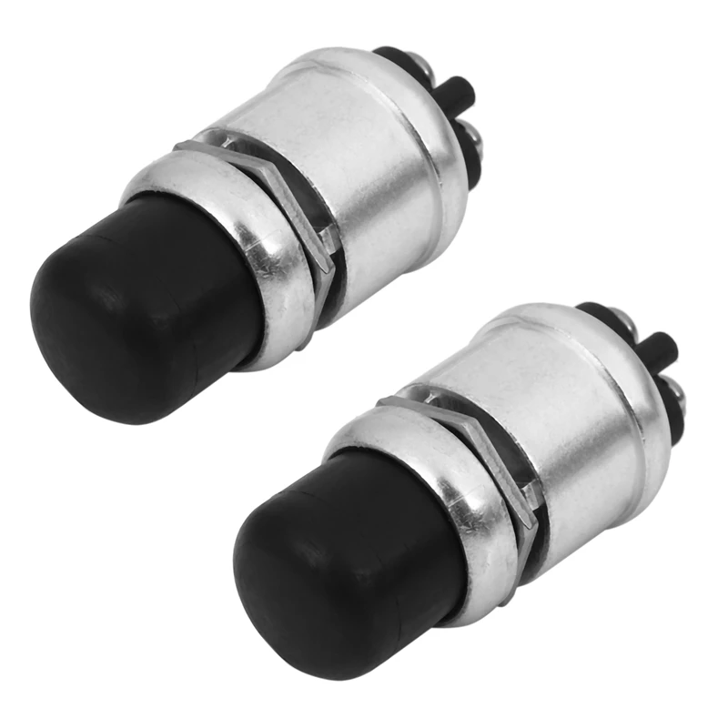 

JFBL Hot 2X Heavy Duty Waterproof Car Boat Horn Engine Start Momentary Switch Push Button