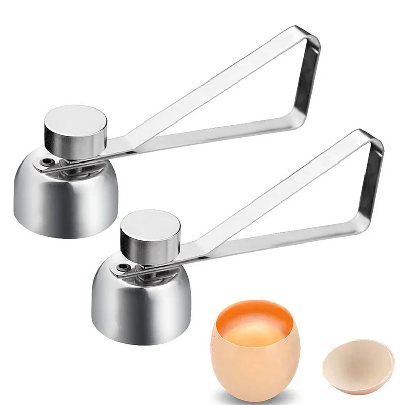 

Egg opener 304 stainless steel shell opener kitchen tools multifunctional glutinous rice egg punching cutter