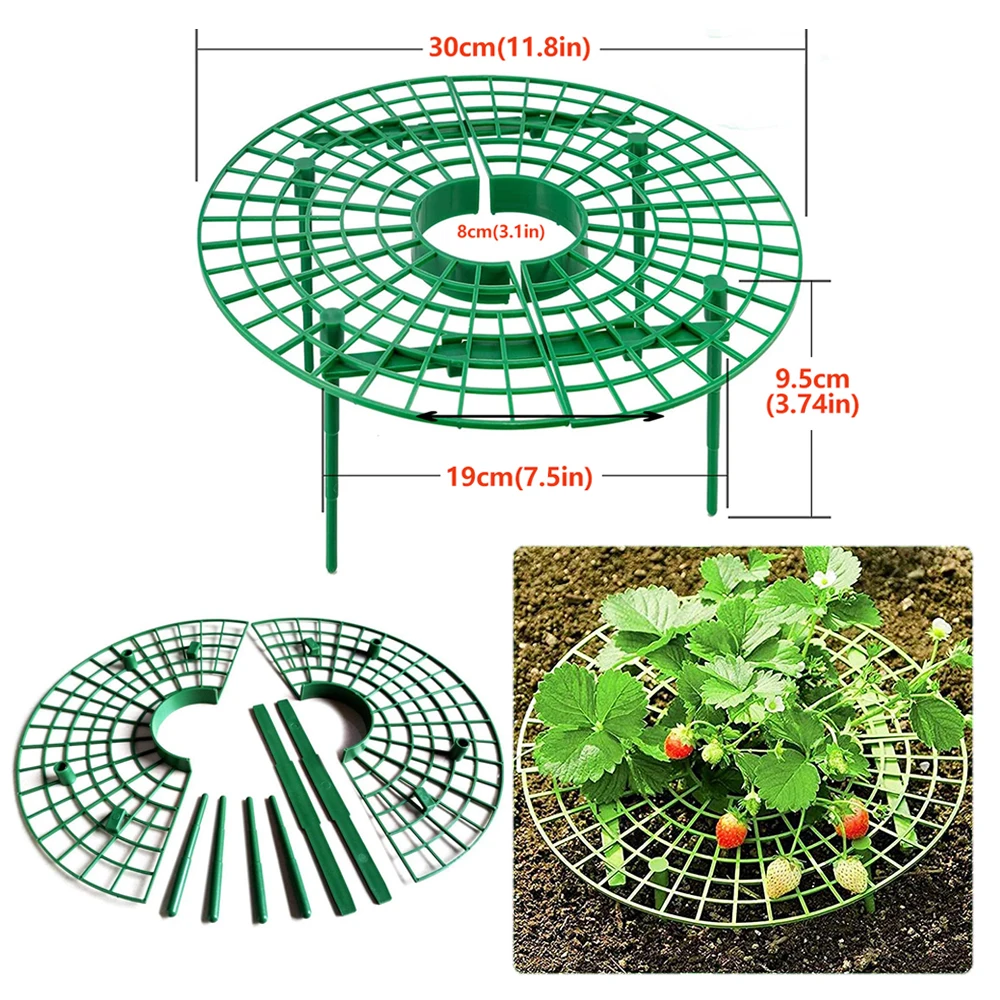 

Подставки для клубники из пластика 4 шт.